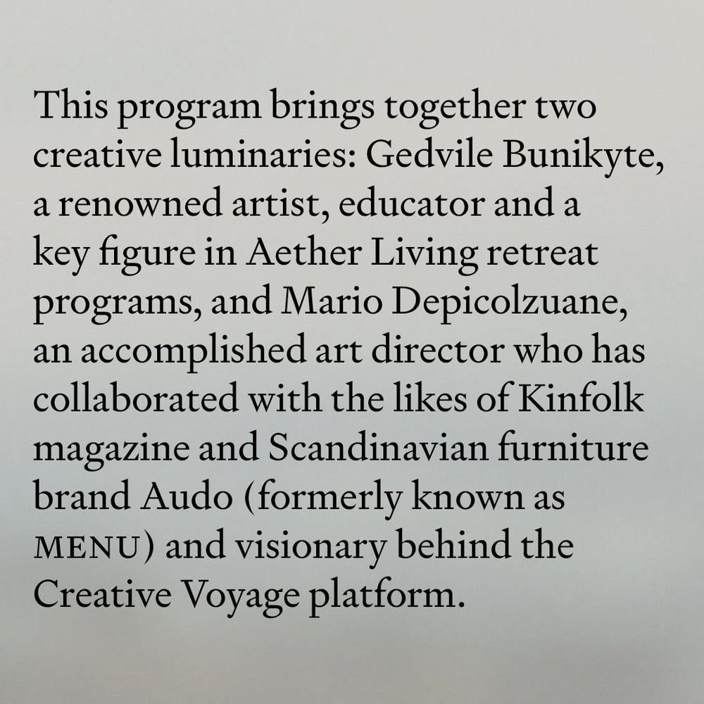 
                  
                    Aether Living × Creative Voyage: Create Mindfully Workshop
                  
                