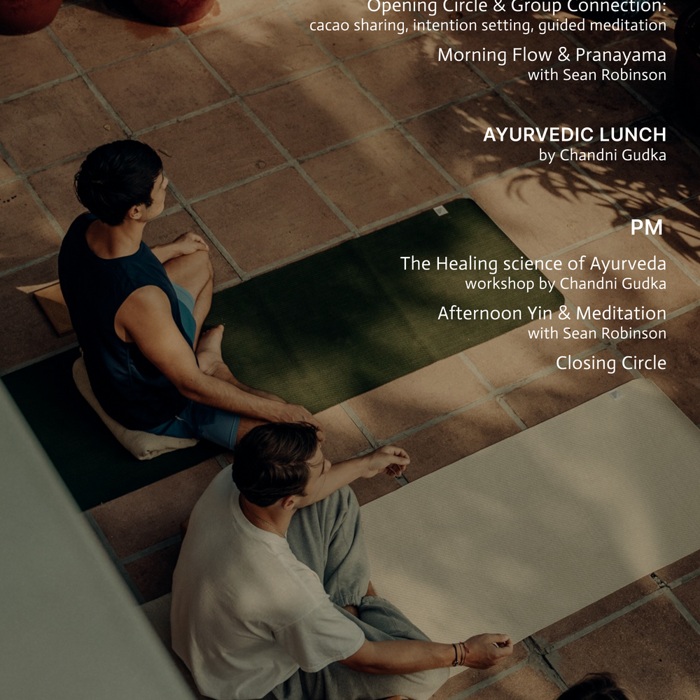 
                  
                    [Day Retreat] Healing through Ayurveda, Yoga, and Breathwork
                  
                